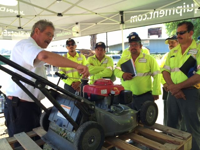 Stay Green team at a training