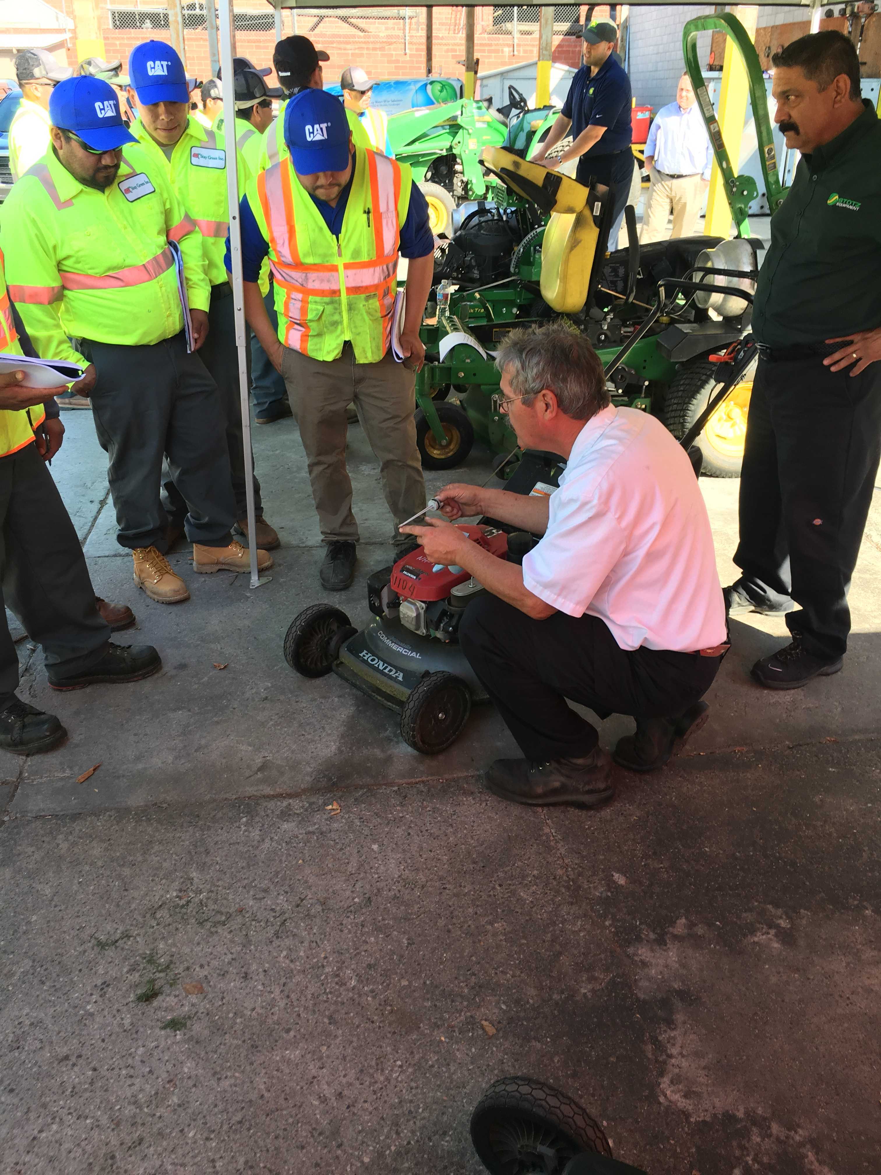 Stay Green team at a training