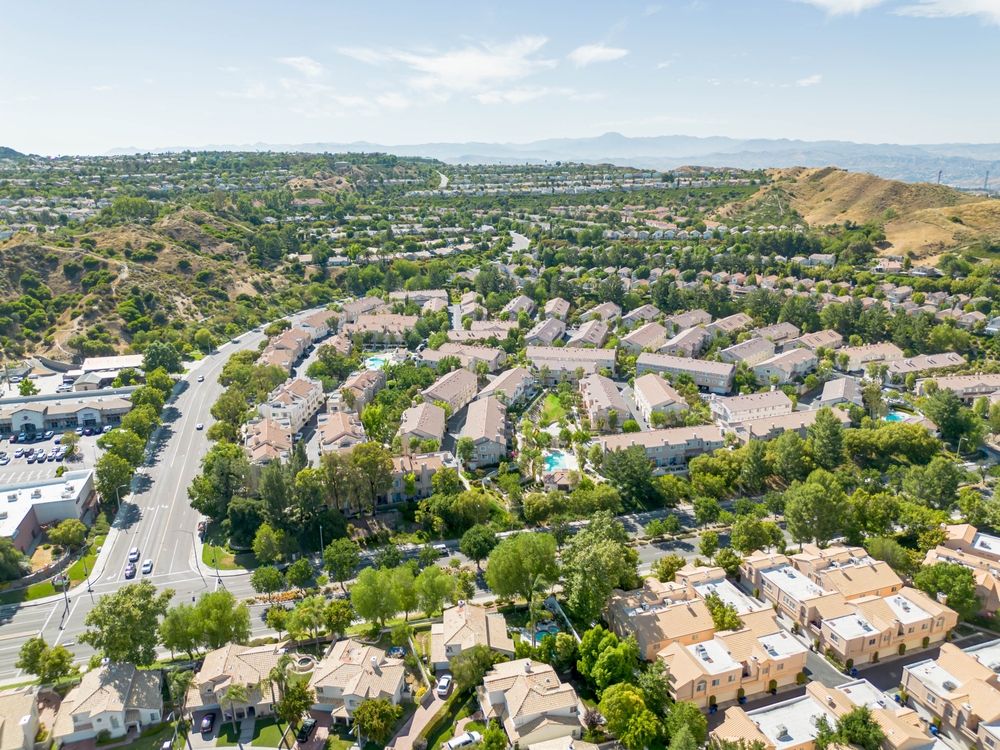 Santa Clarita showing its greenery